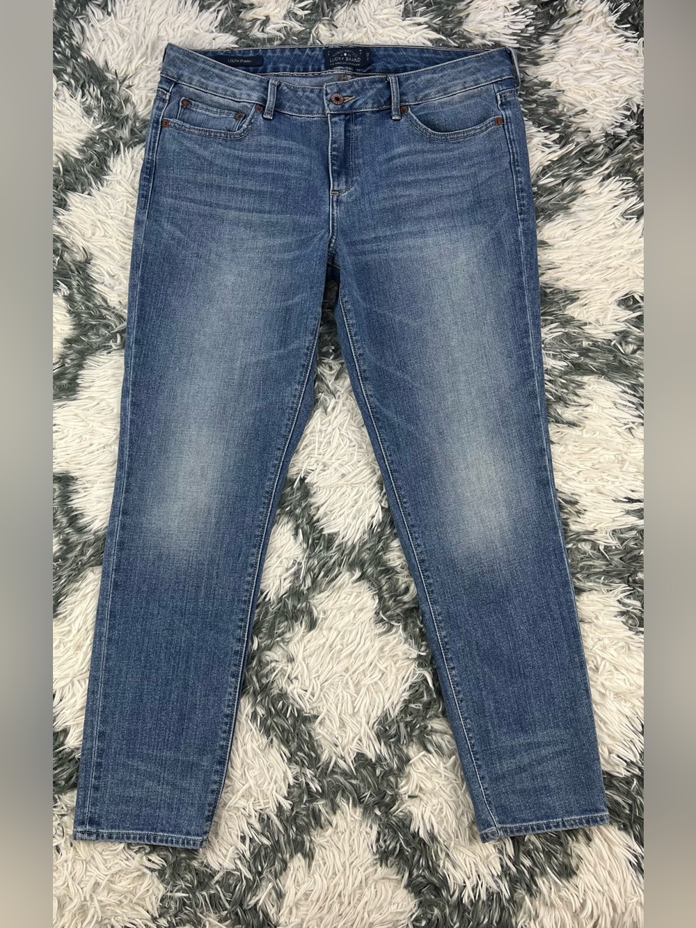 Lucky Brand Women’s Blue Lolita Skinny Jeans Size 14/32
